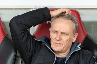 Hände werden zur Zeit beim SC Freiburg nicht geschüttelt, teilt Trainer Christian Streich mit.