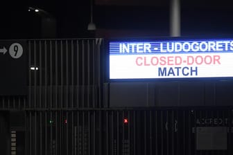 Europa League: Inter Mailand spielte gegen Ludogorez Rasgrad vor leeren Rängen.