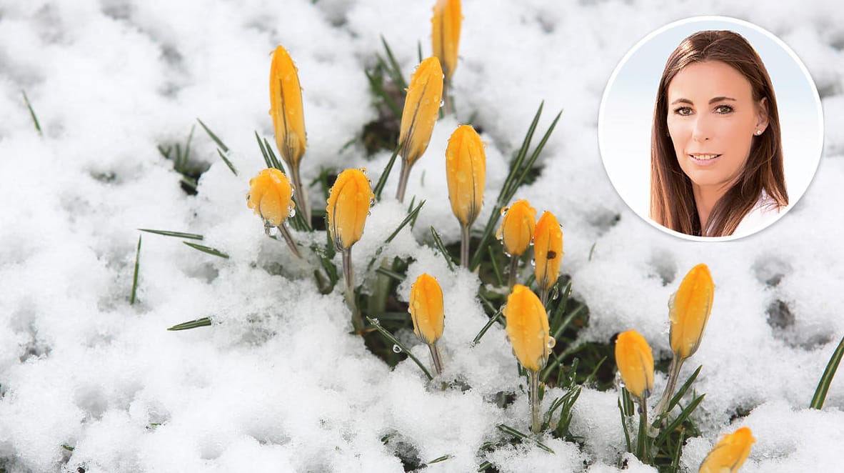 Pünktlich zum Ende des Winters gibt es doch noch Schnee: Das ist nicht weiter ungewöhnlich, etwas anderes hingegen schon.