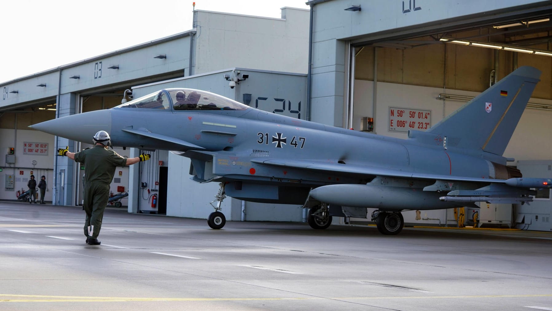 Ein Eurofighter der Bundeswehr: Wegen des Angriffes auf türkische Soldaten in Syrien könnte die Türkei nicht den Nato-Verteidigungsfall ausrufen. (Symbolbild)