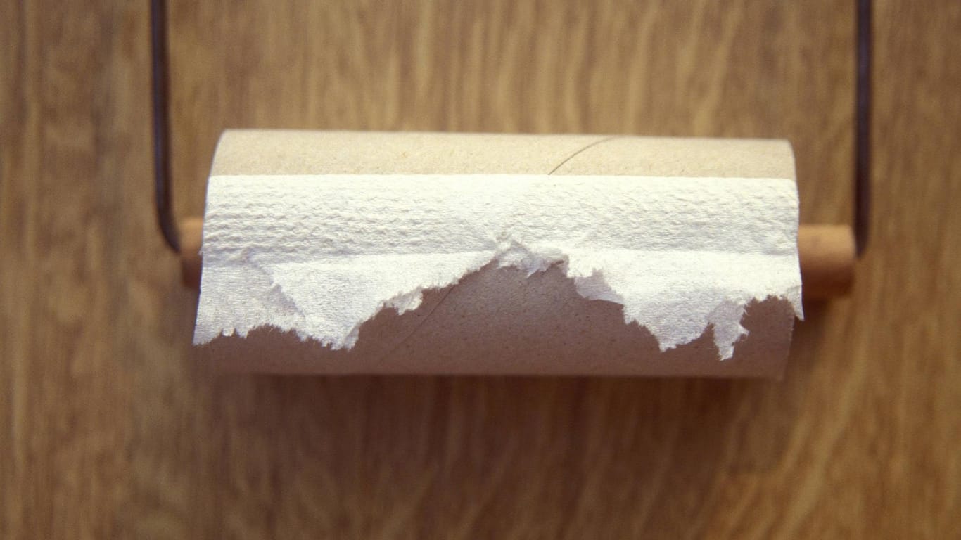 Kein Toilettenpapier mehr da: Für 14 Prozent der Befragten gehört das zu den Top-3-Ärgernissen im Badezimmer.
