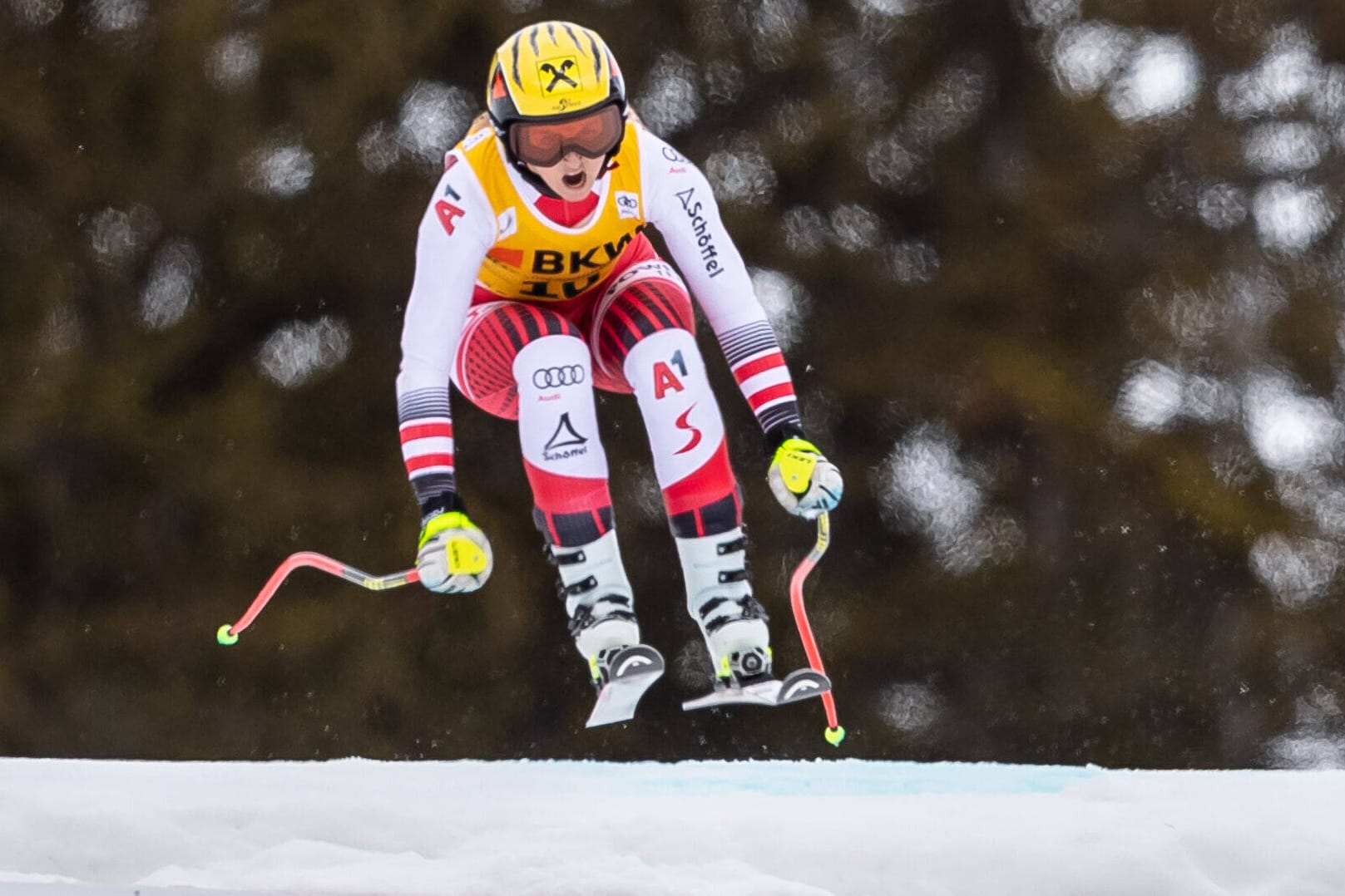 Ski Alpin: Ortlieb fuhr in Italien beim Super G-Weltcup die schnellste Zeit.