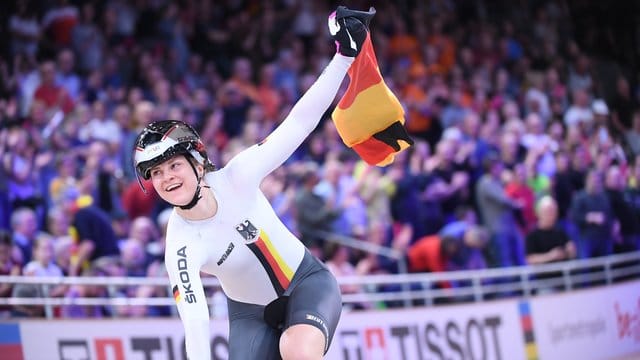 Holte das nächste Gold bei der Heim-WM in Berlin: Lea Sophie Friedrich. Holte das nächste Gold bei der Heim-WM in Berlin: Lea Sophie Friedrich.