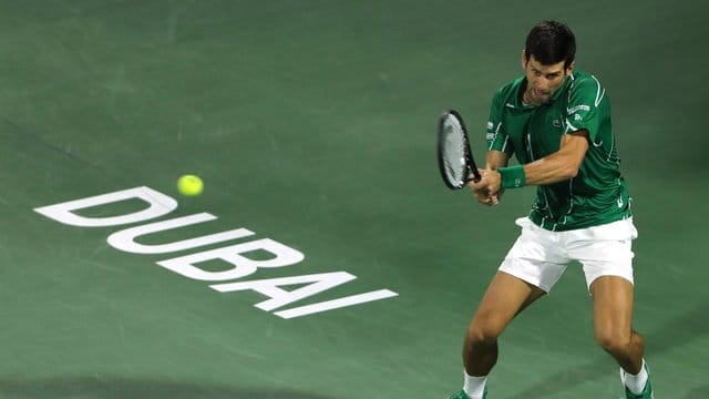 Gewann das Finale in Dubai: Novak Djokovic aus Serbien.