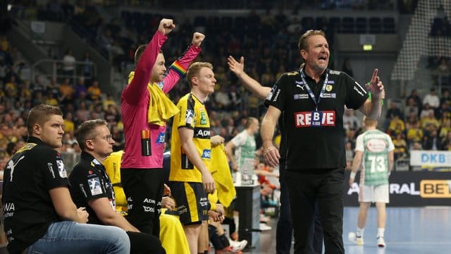 Trainer Martin Schwalb bleibt mit den Rhein-Neckar Löwen in der Erfolgsspur.