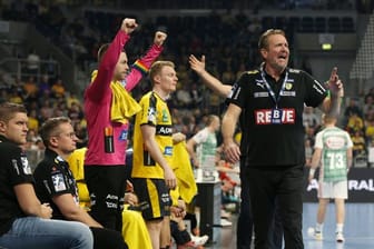 Trainer Martin Schwalb bleibt mit den Rhein-Neckar Löwen in der Erfolgsspur.