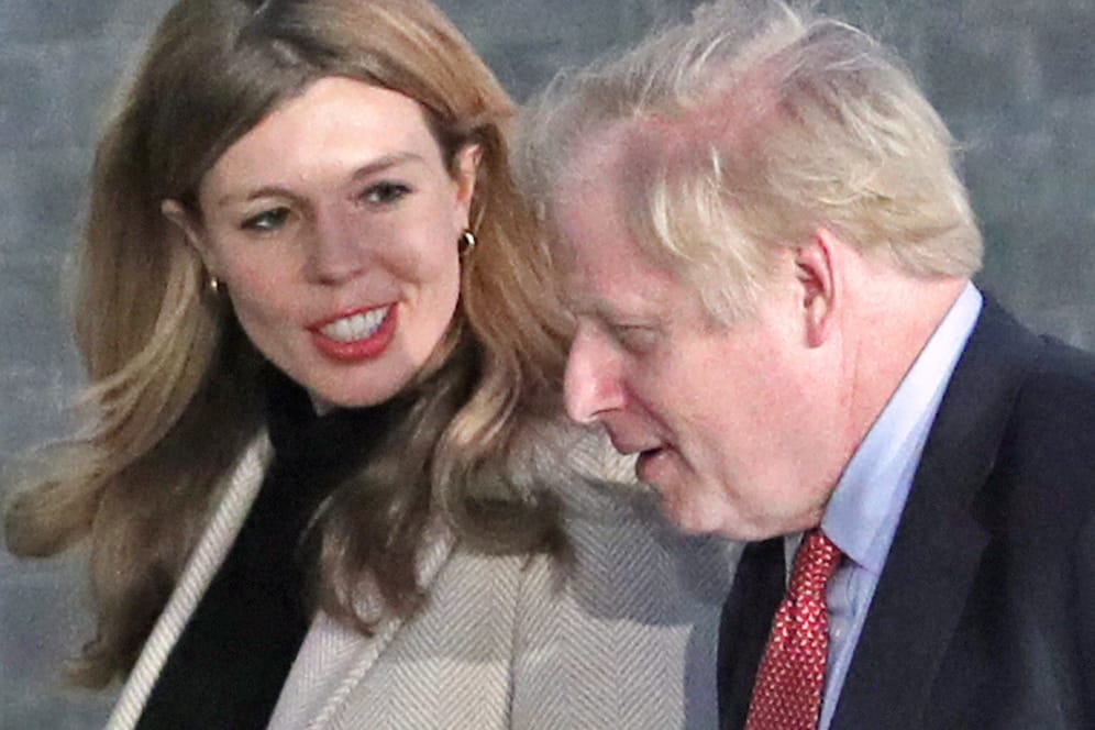 Boris Johnson und seine Freundin Carrie Symonds kommen in der 10 Downing Street an: Boris Johnson ist bereits mehrfach geschieden.