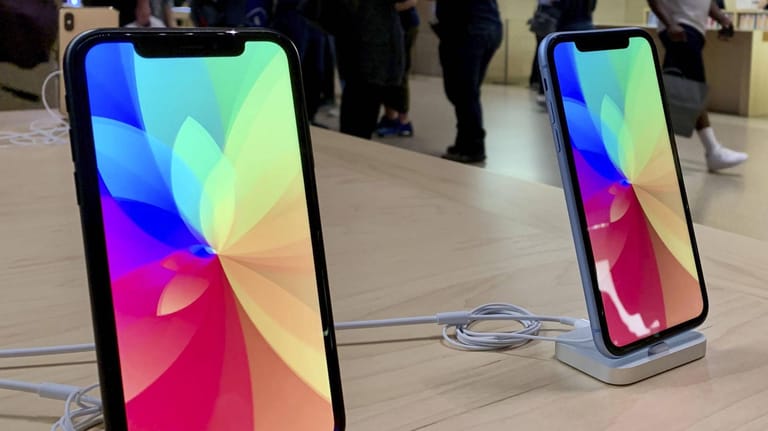 Das iPhone XR in einem Apple Store: Das Modell ist das meistverkaufte Smartphone des Jahres 2019.