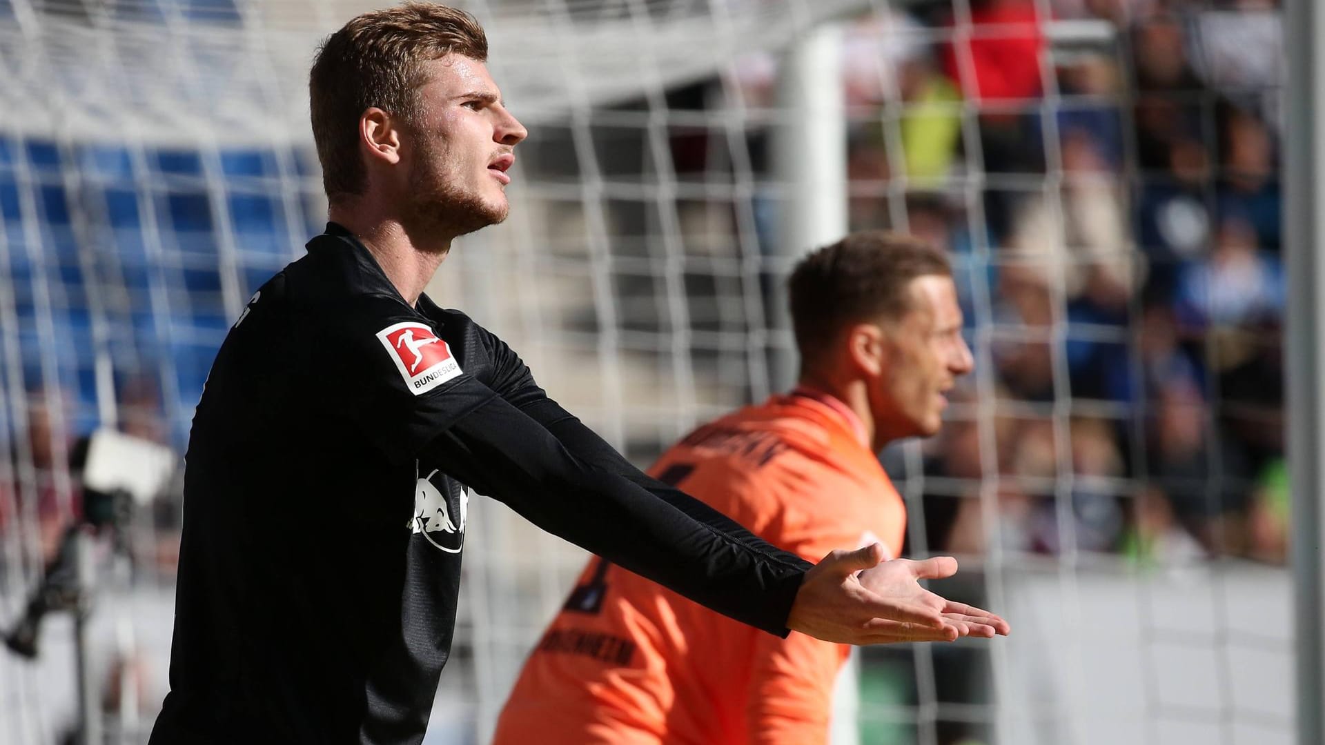 Timo Werner beim Auswärtsspiel in Hoffenheim: Die Behörden ermittelten wegen Beleidigungen gegen ihn, Werner wollte aber laut Polizei keine Strafverfolgung.