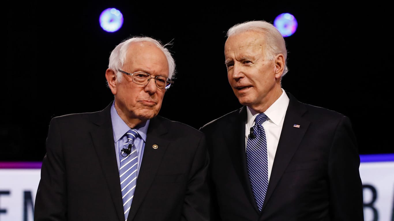 Bernie Sanders, 78, und Joe Biden, 77, gelten als Favoriten im Rennen um die demokratische Präsidentschaftskandidatur.