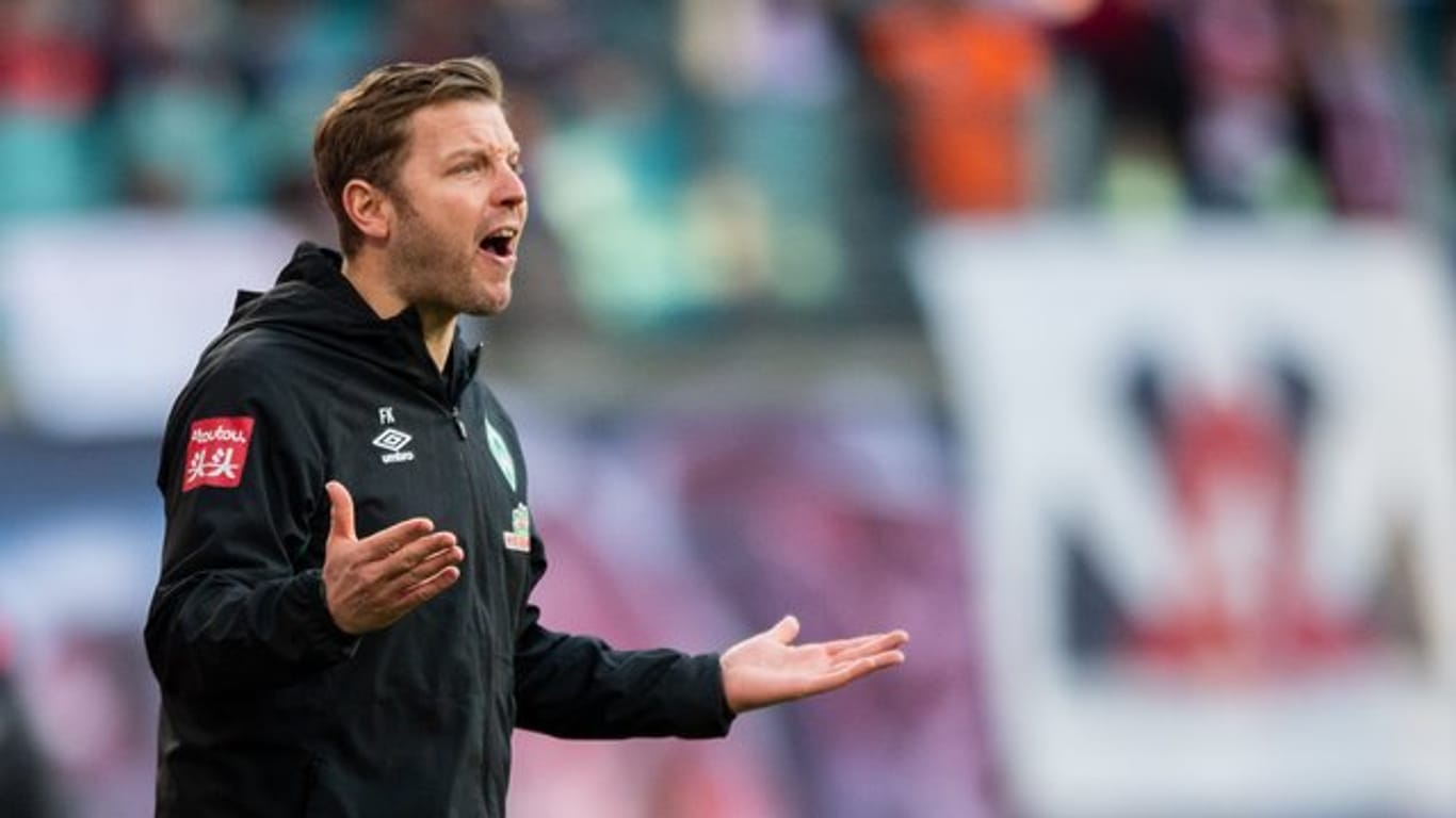 Will mit Bremen ins Pokal-Halbfinale: Werder-Coach Florian Kohfeldt.