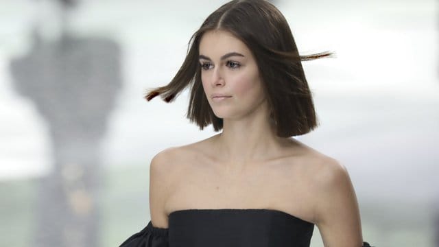 Model Kaia Gerber bei der Show von Chanel in Paris.