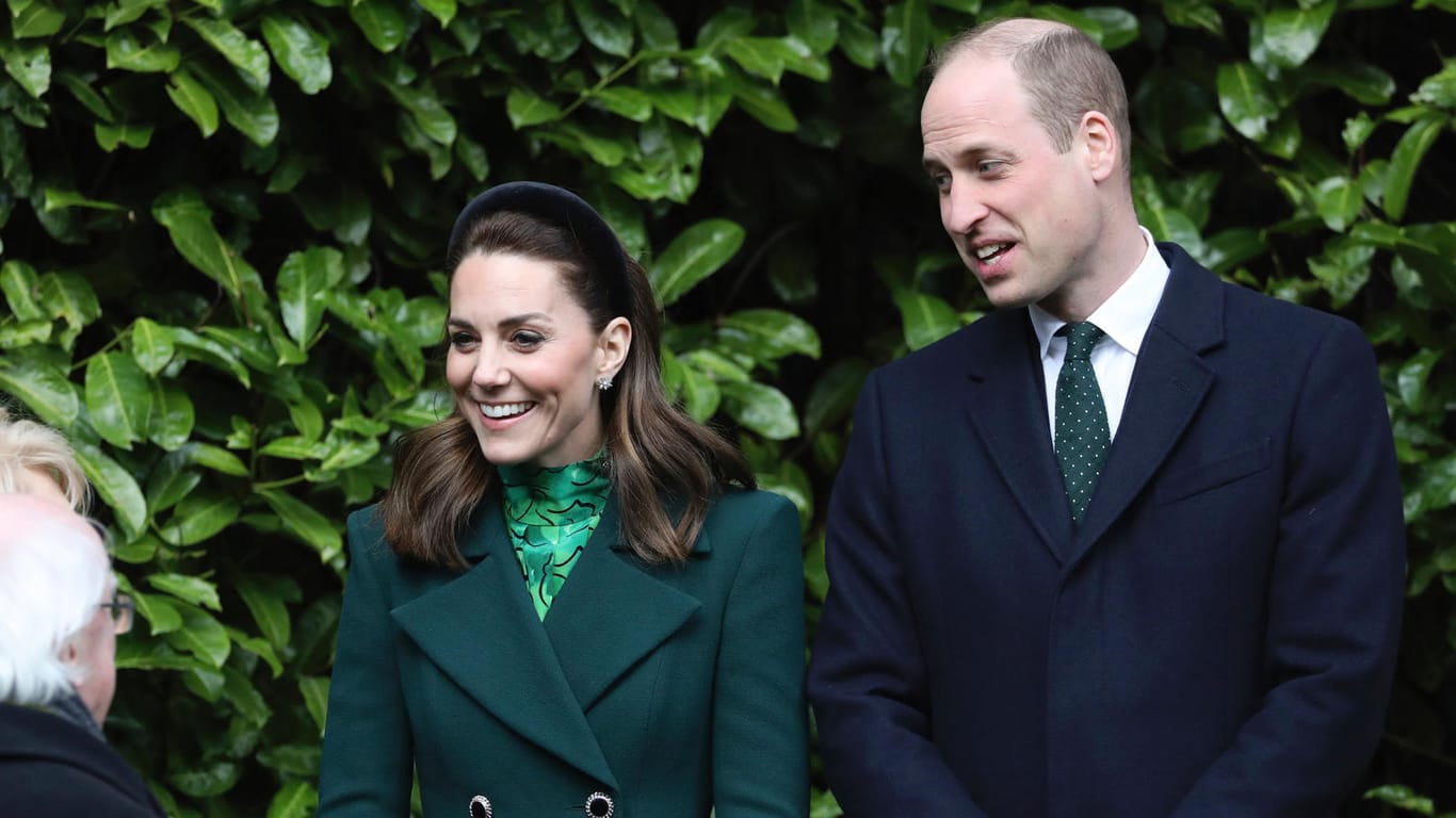Herzogin Kate und Prinz William: Die beiden haben ihre Irlandreise begonnen.