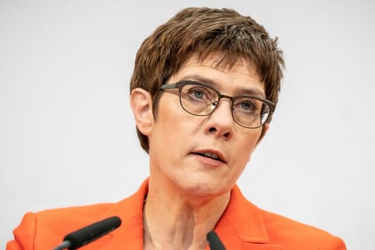 Verteidigungsministerin Annegret Kramp-Karrenbauer (CDU).