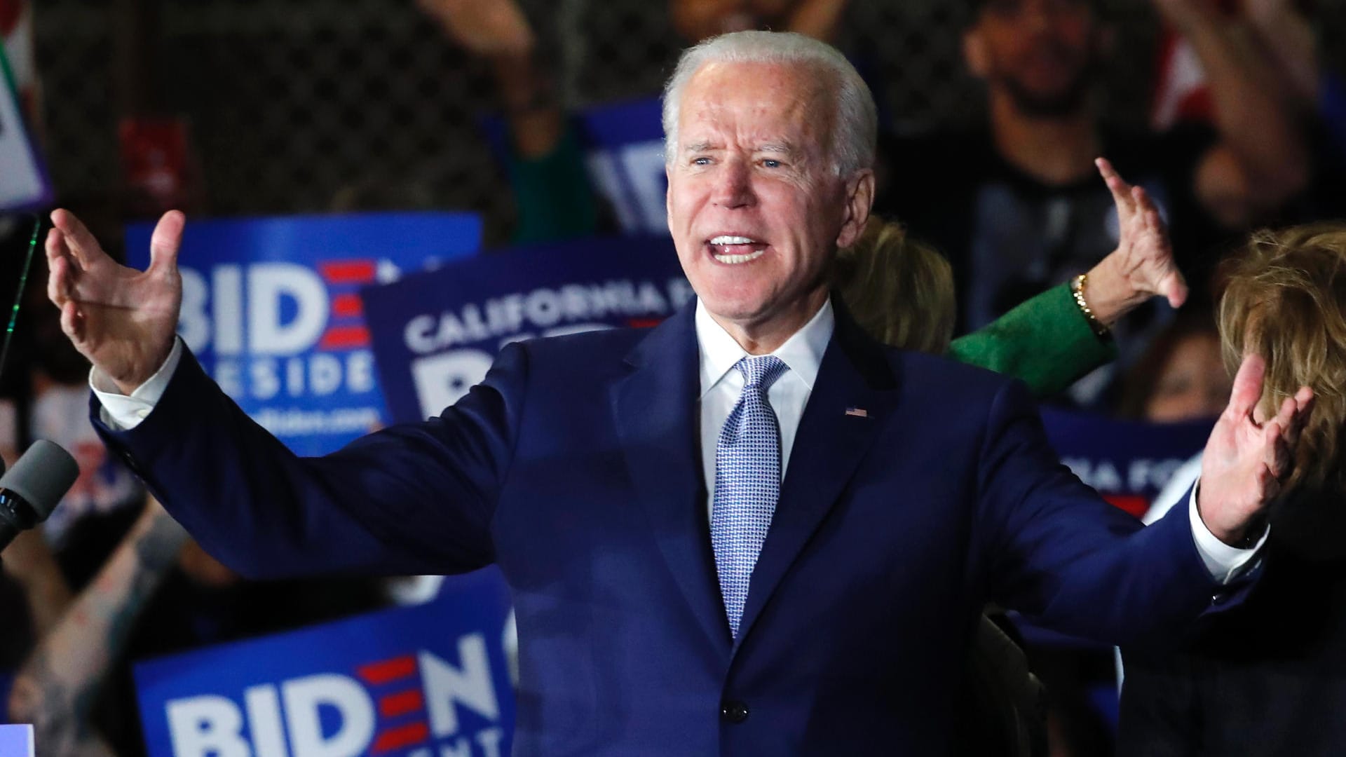 US-Präsidentschaftsbewerber Joe Biden: Der 77-Jährige hat bei den Vorwahlen der Demokraten am "Super Tuesday" überraschend gut abgeschnitten.