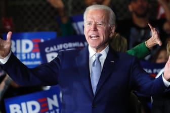 US-Präsidentschaftsbewerber Joe Biden: Der 77-Jährige hat bei den Vorwahlen der Demokraten am "Super Tuesday" überraschend gut abgeschnitten.