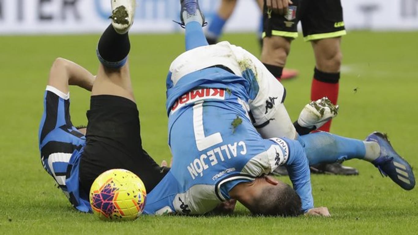 Das Rückspiel im italienischen Pokal zwischen SSC Neapel und Inter Mailand wurde verschoben.