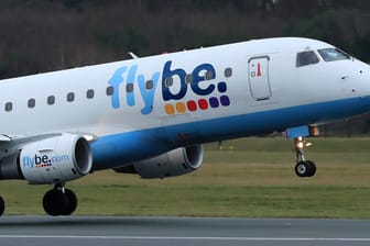 Ein Flybe-Flieger: Das britische Unternehmen hat seinen Betrieb eingestellt.