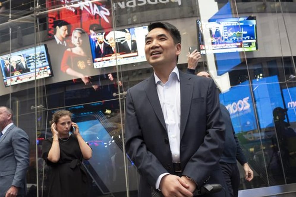 Eric Yuan, Vorstandsvorsitzender von Zoom Video Communications, freut sich über die gestiegene Nutzung seines Angebots.