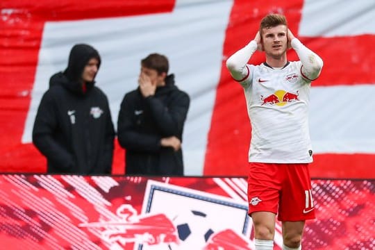 Leipzigs Stürmer Timo Werner hat muskuläre Probleme im Oberschenkel.
