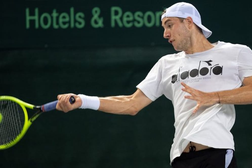 Spielt das erste Einzel in der Davis-Cup-Partie gegen Weißrussland: Jan-Lennard Struff.