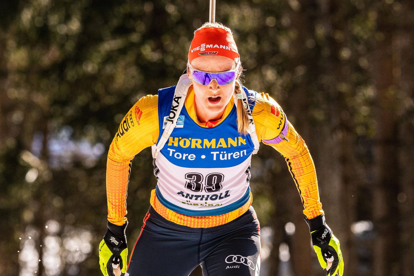 Starke Vorstellung in Nove Mesto: Denise Herrmann.