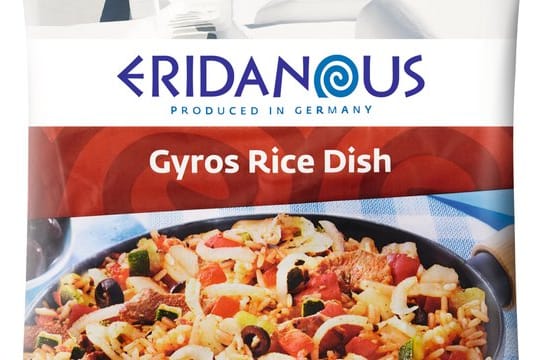 Lidl ruft das Reisgericht "Eridanous Gyros Reispfanne (Gyros Rice Dish), 750g" zurück.