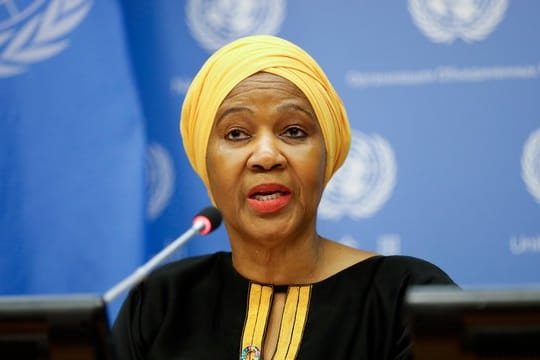 Phumzile Mlambo-Ngcuka, Geschäftsführerin der Frauenorganisation UN Women der Vereinten Nationen im UN-Hauptquartier in New York, beklagt noch immer Vorurteile gegenüber Frauen.