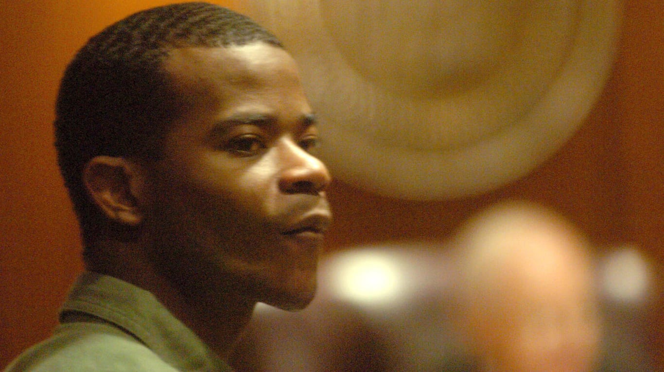 Nathaniel Woods vor Gericht im Jahr 2005: Er soll den Mord an drei Polizisten organisiert haben, hat jedoch stets seine Unschuld beteuert (Archivbild).