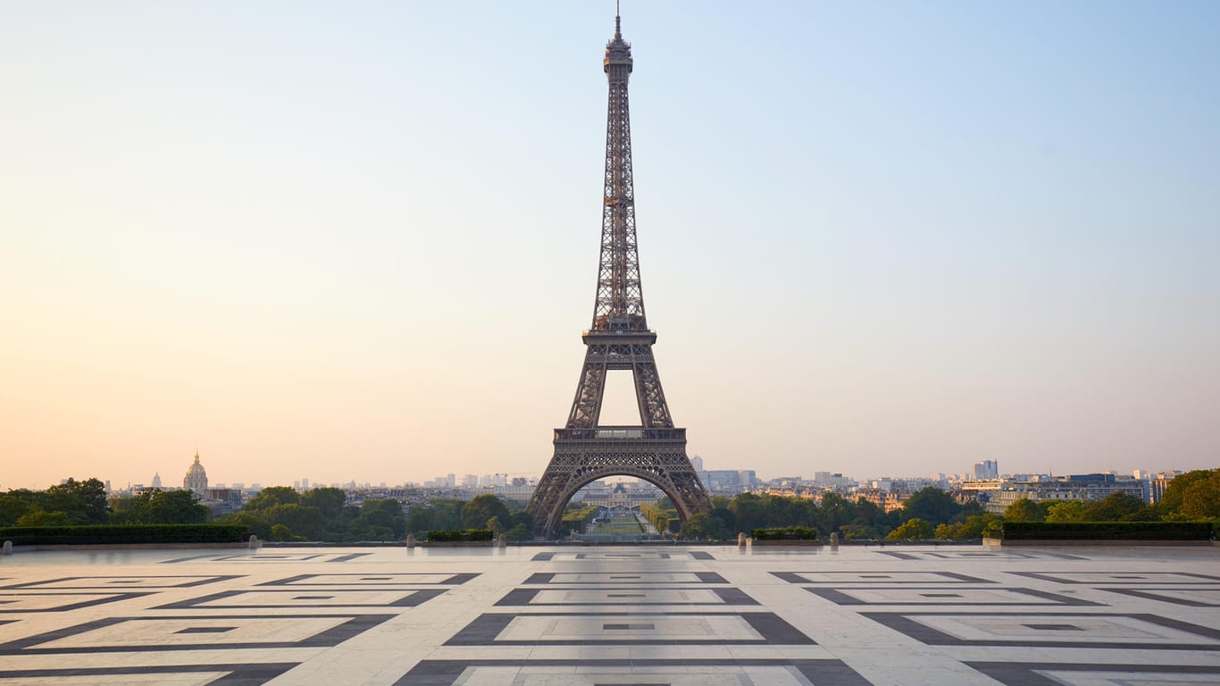 Eiffelturm: Viele Sehenswürdigkeiten sind zurzeit nur wenig besucht.
