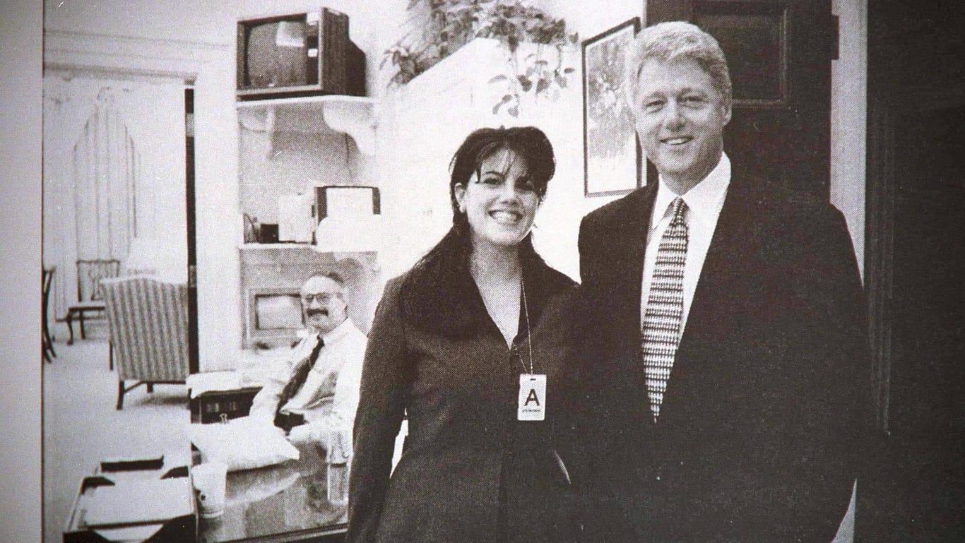 Monica Lewinsky und Bill Clinton: Die Aufnahme entstand 1998.