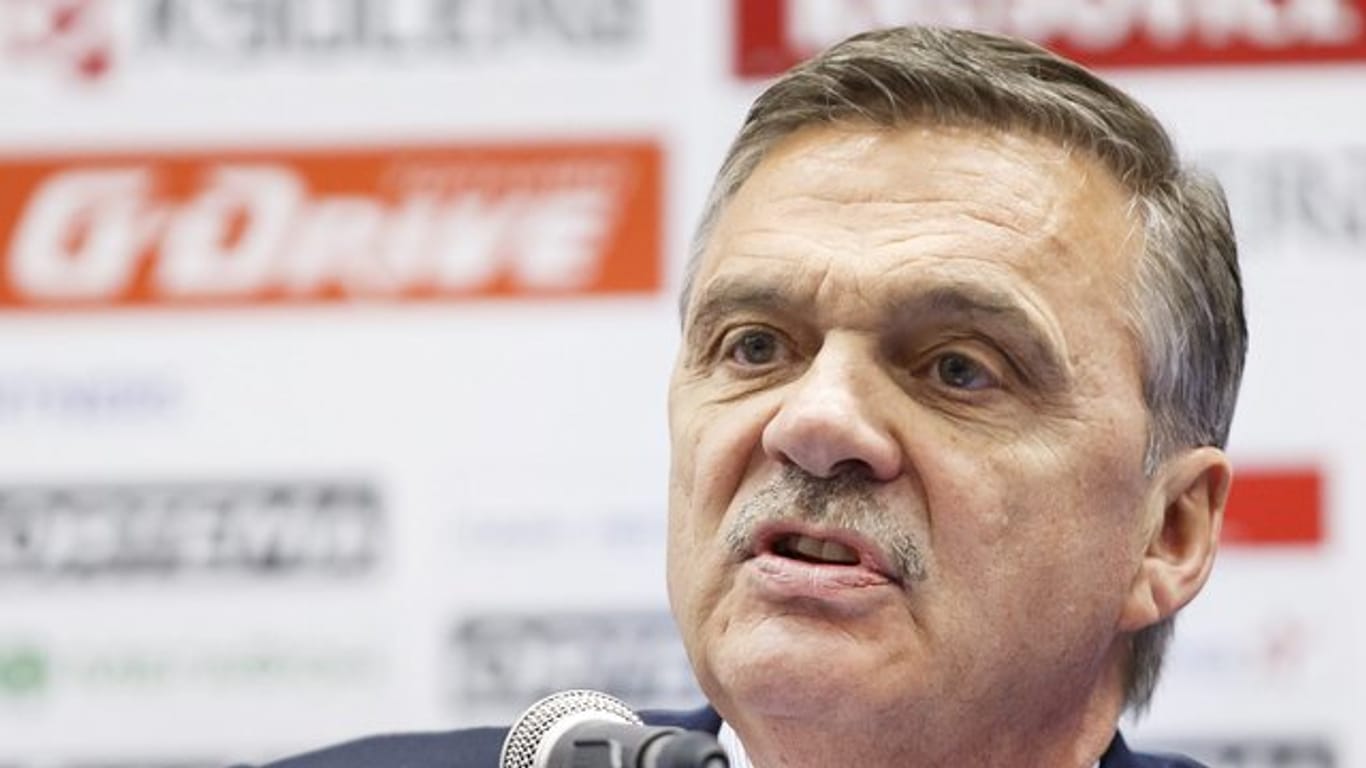 René Fasel ist der Präsident des Eishockey-Weltverbandes IIHF.