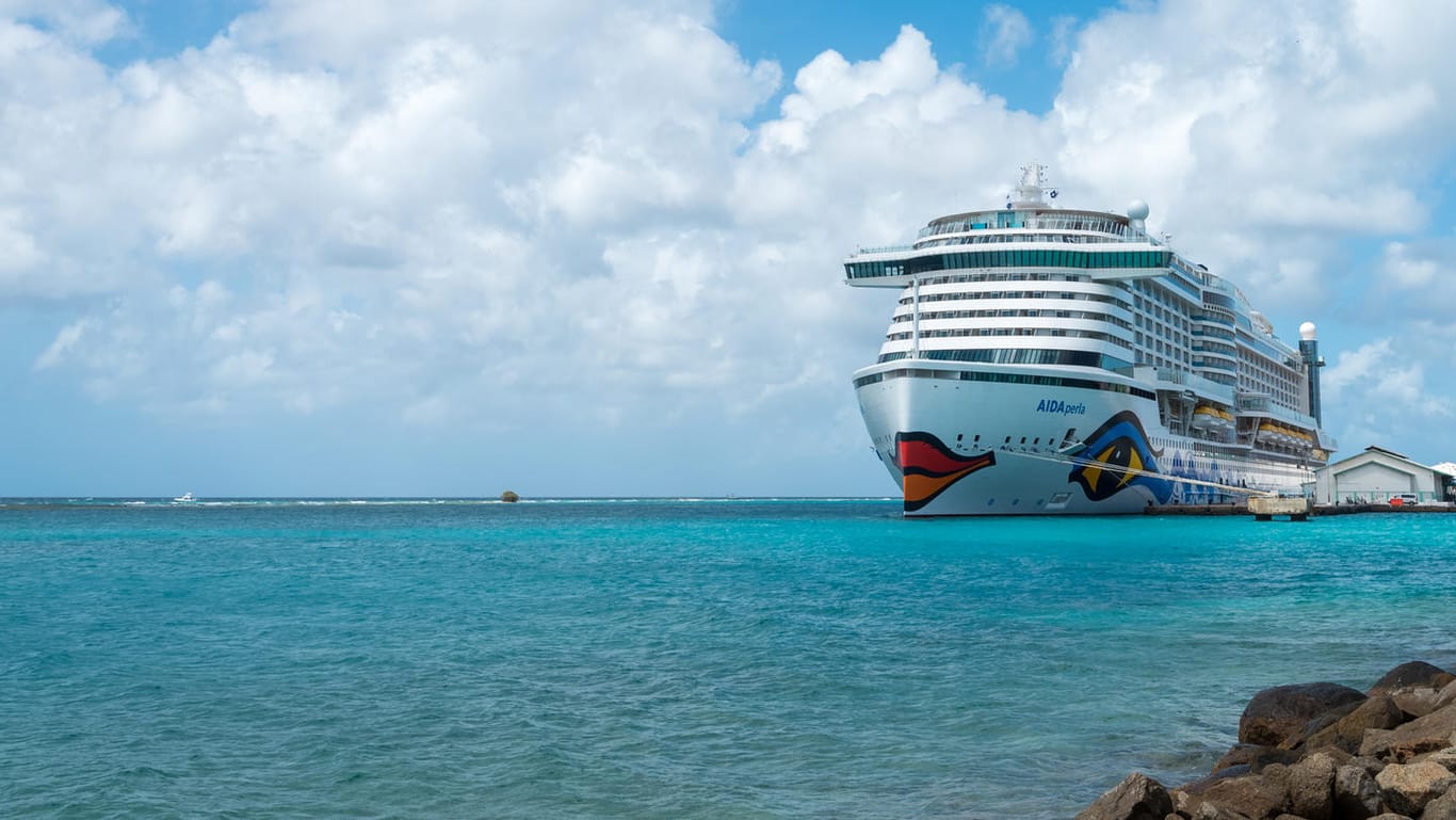Aida Perla: Als eines der modernsten Schiffe der Welt liegt das Kreuzfahrtschiff im Hafen von Aruba. (Symbolbild)