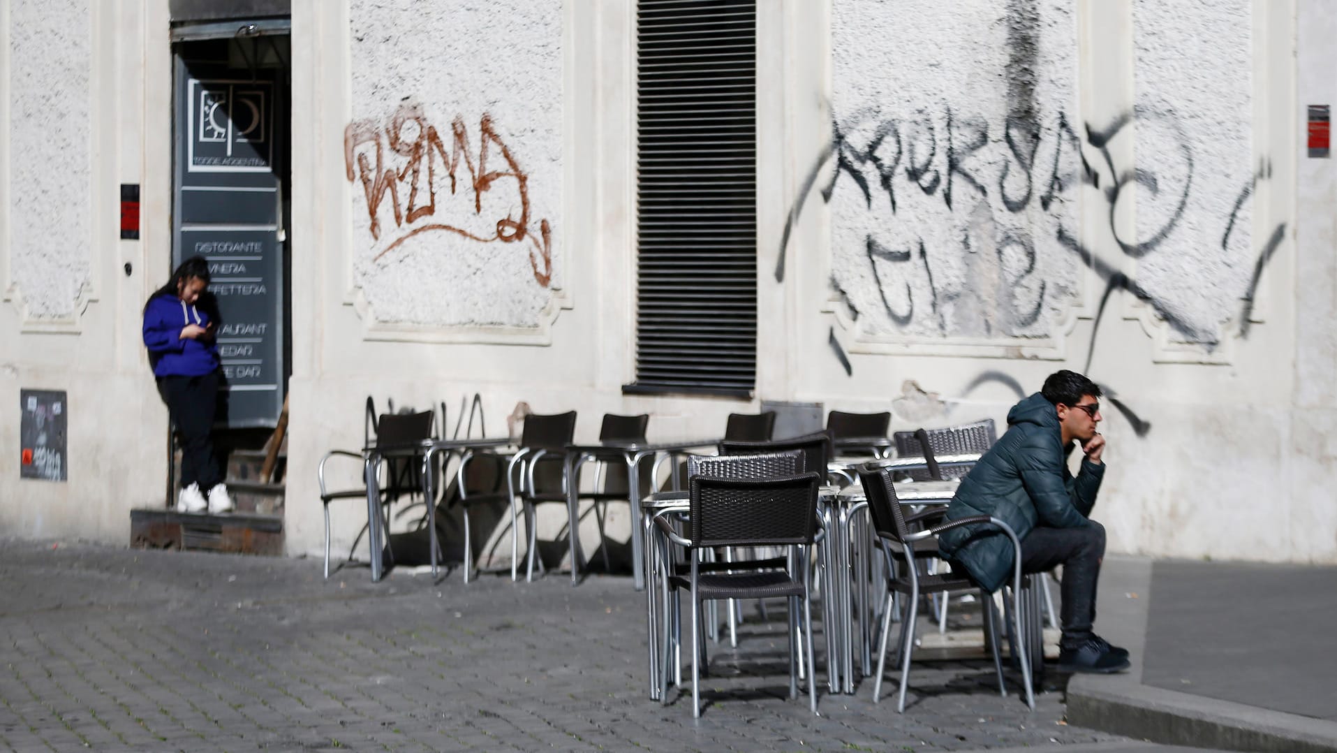 Rom: Die Straßen sind aufgrund der Angst vor dem Coronavirus so gut wie menschenleer.