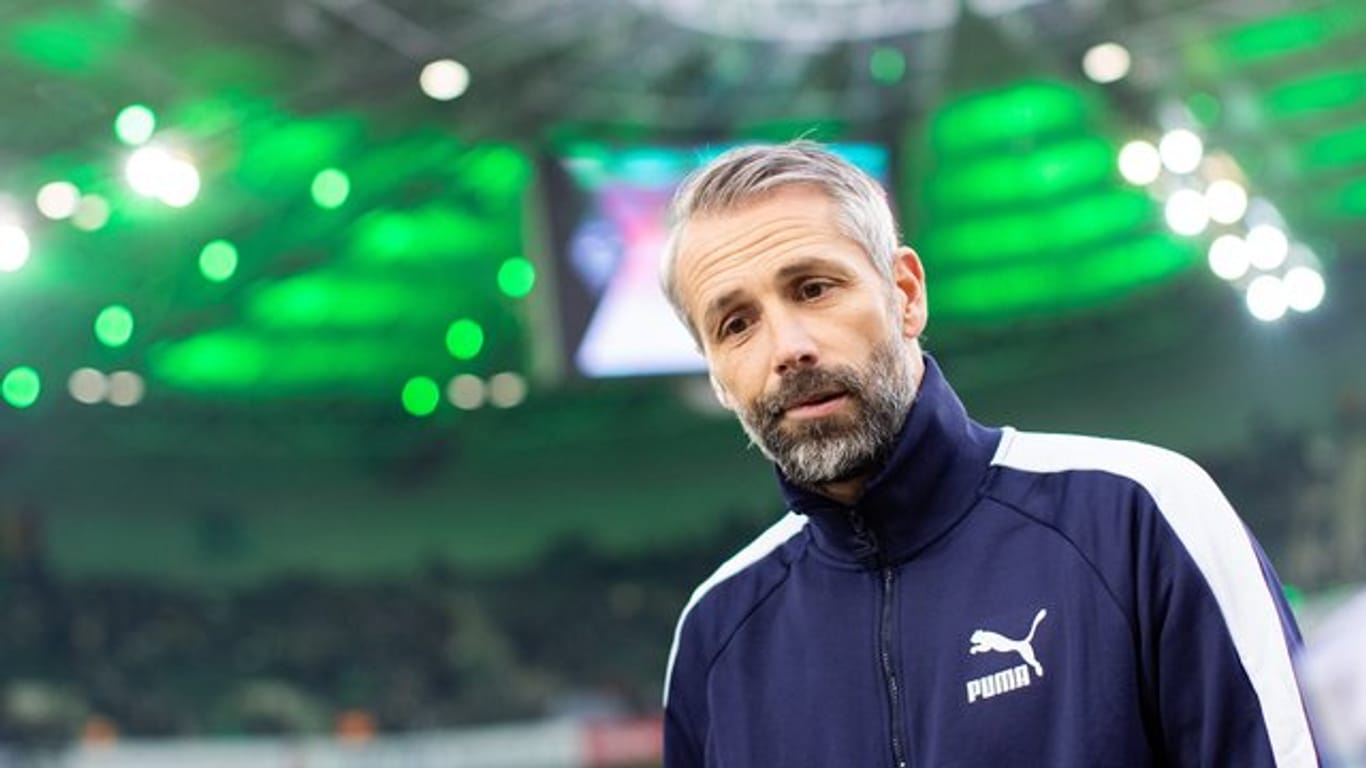 Gladbach-Trainer Marco Rose verlor auch das dritte Duell mit dem BVB in dieser Saison.