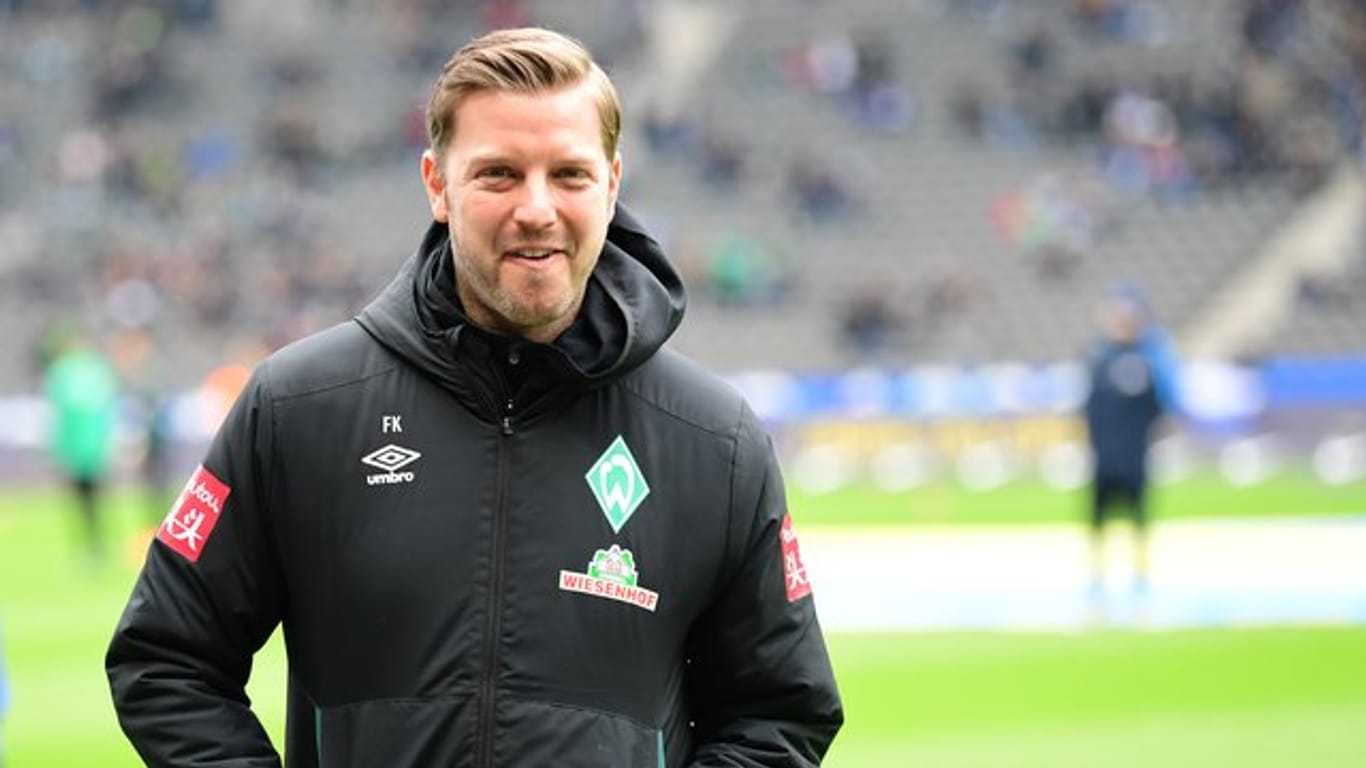 Werder-Trainer Florian Kohfeldt hatte nach dem 2:2 in Berlin gleich mehrere Sprüche parat.