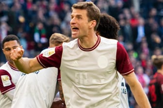 Torschütze Thomas Müller: Der Bayern-Stürmer brachte den Rekordmeister in Führung.
