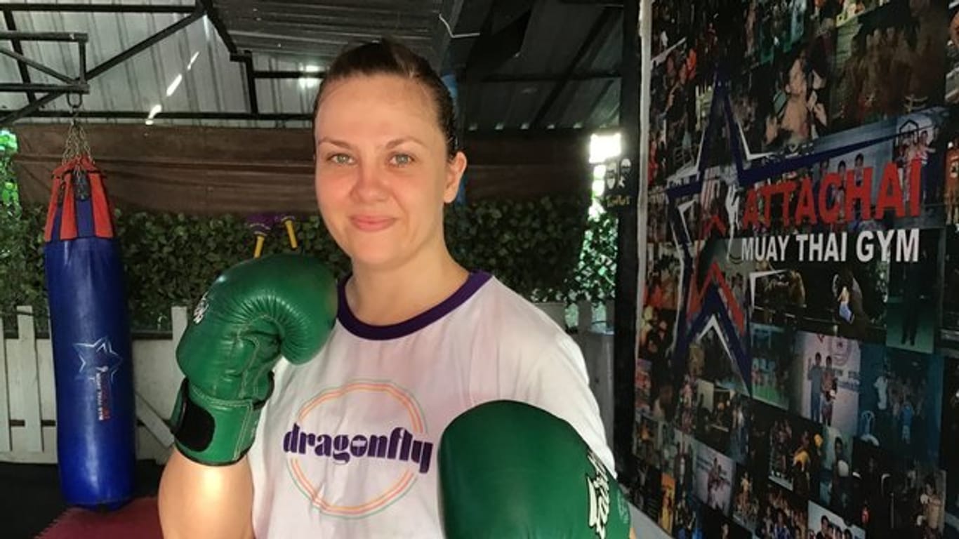 Für Emma Thomas ist Thaiboxen eine gute Kombination von Selbstverteidigung und Fitness.