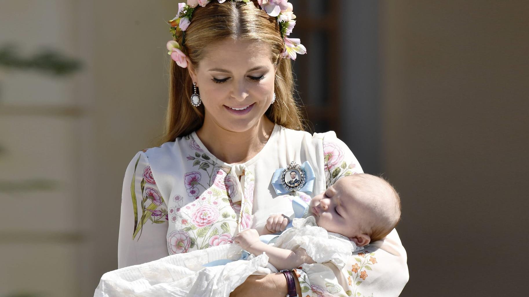 Prinzessin Madeleine mit ihrer Tochter Adrienne: Sie ist das Nesthäkchen der Königsfamilie.