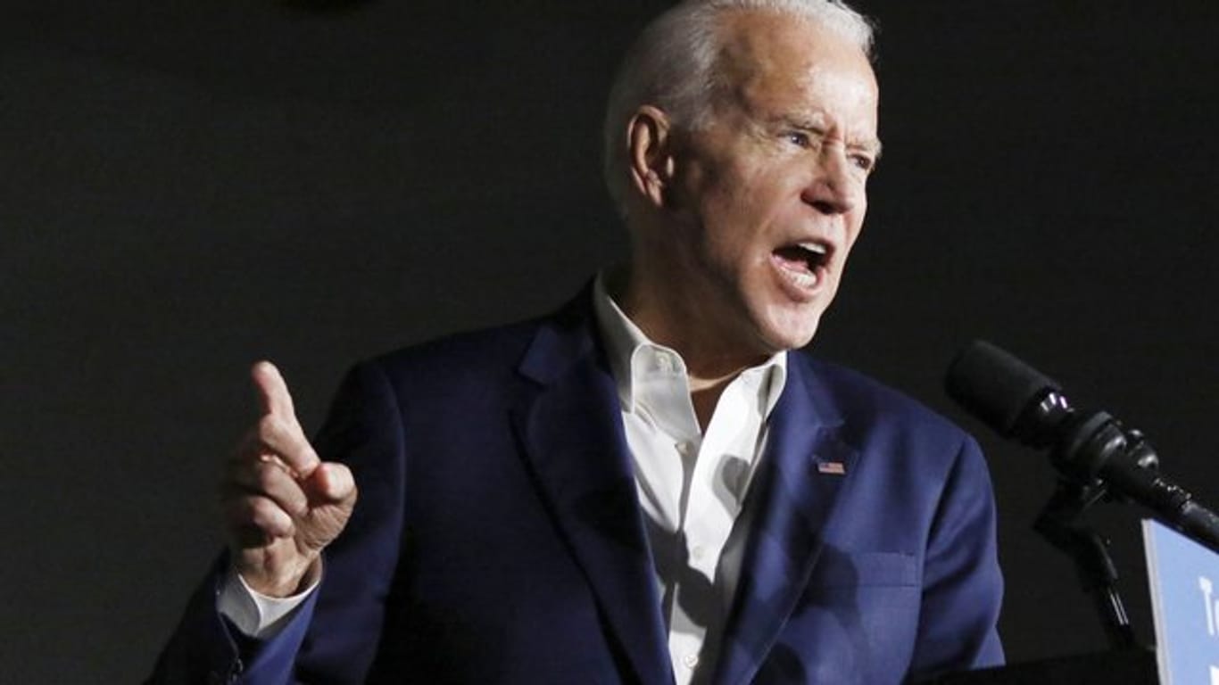 Joe Biden, ehemaliger US-Vizepräsident und Bewerber um die Präsidentschaftskandidatur der Demokraten.