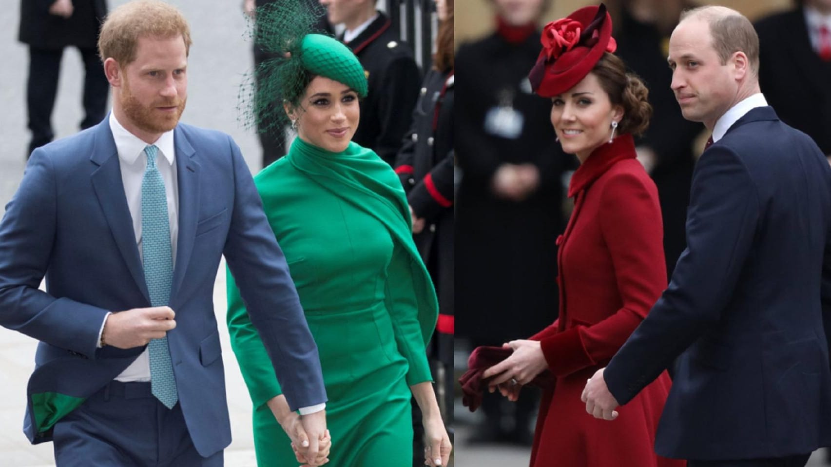 Harry, Meghan, William und Kate: Früher nannte man sie die "Fab Four".