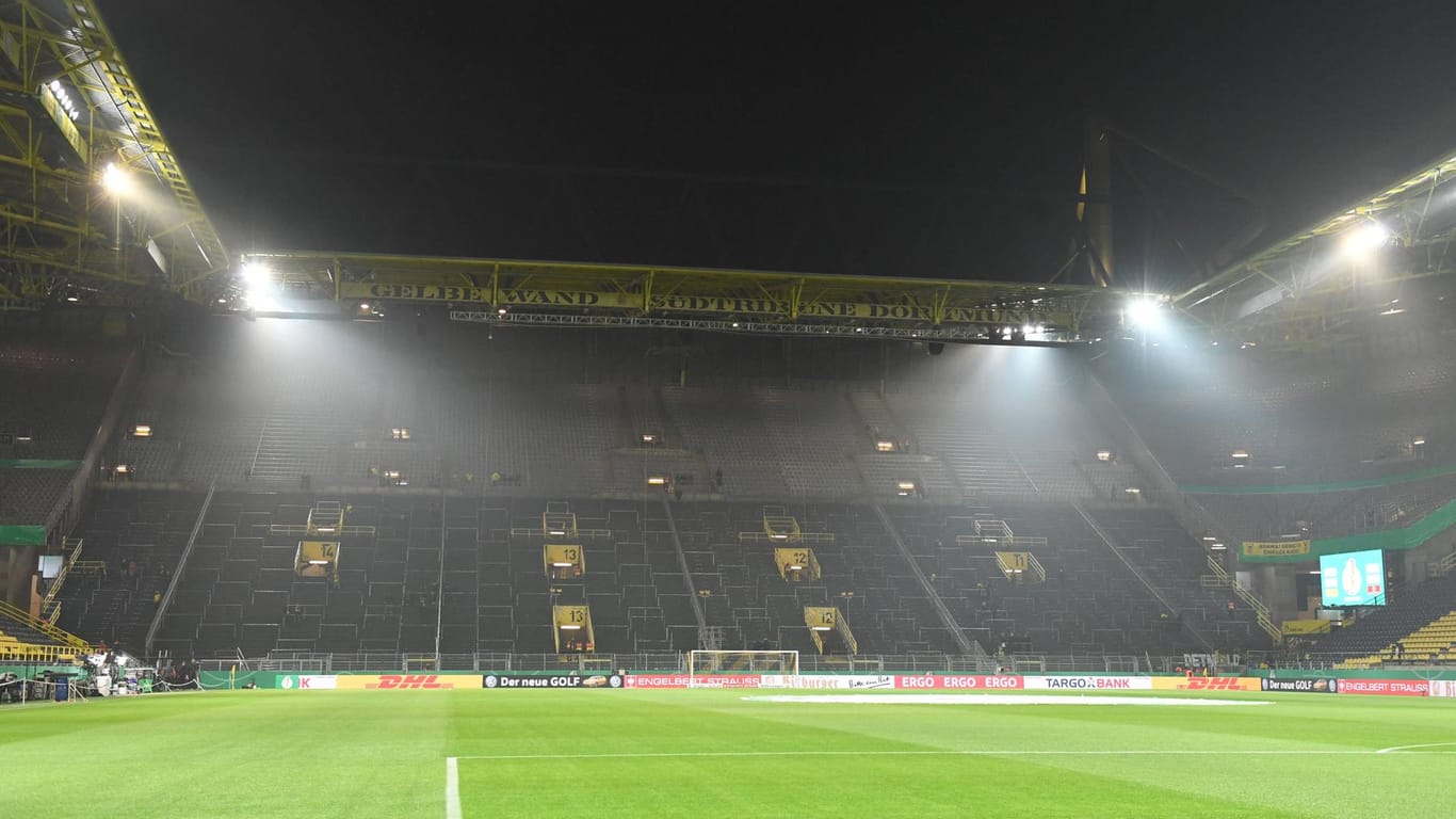 Der leere Signal Iduna Park: BVB-Fans werden wohl künftig vor dem Bildschirm mitfiebern müssen.