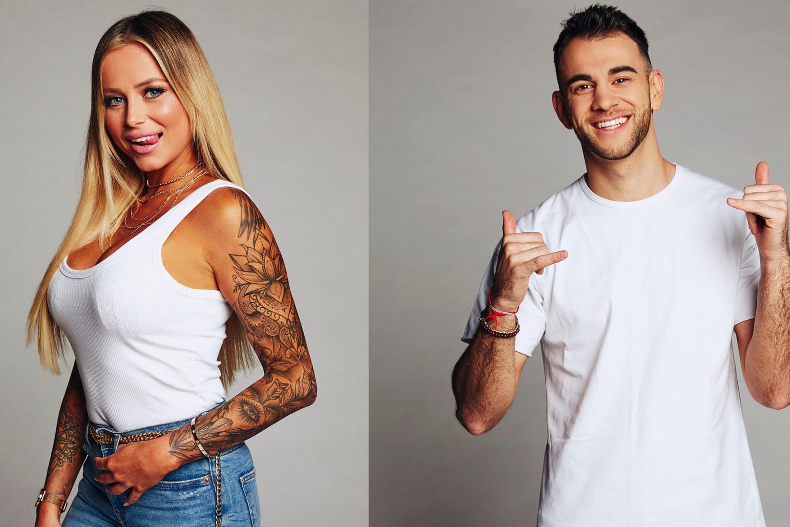 "Big Brother": Jade und Serkan zogen am Montag ins Haus ein.