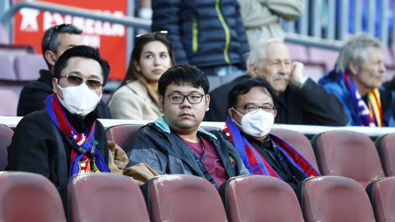 Beim Heimspiel des FC Barcelona werden keine Zuschauer sein.