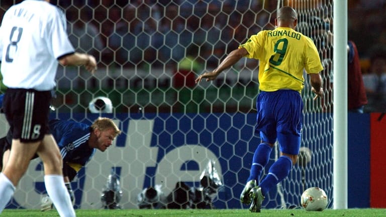 Ein denkwürdiger Treffer: Ronaldo erzielte im WM-Finale 2002 das 1:0 gegen Deutschland.