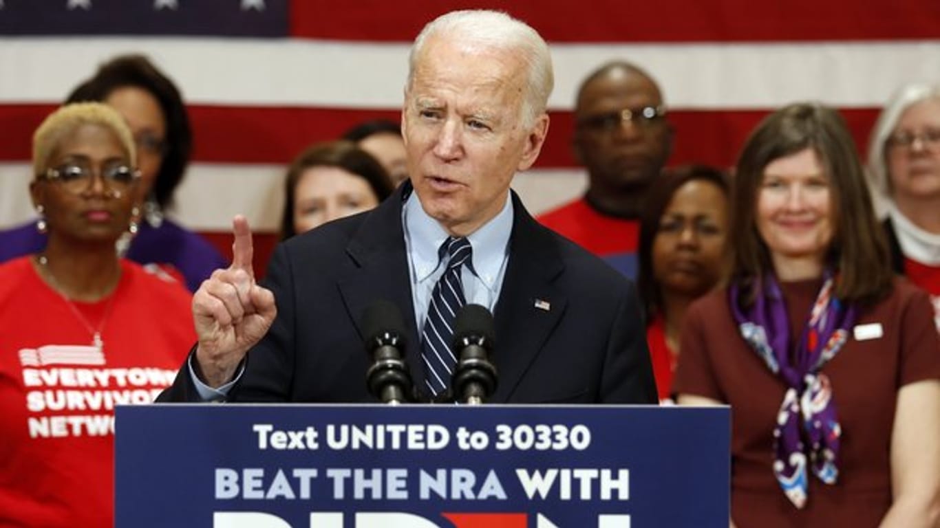 Joe Biden (Archivbild): Der ehemalige Vizepräsident ist auf dem besten Weg, als Präsidentschaftskandidat der Demokraten nominiert zu werden.