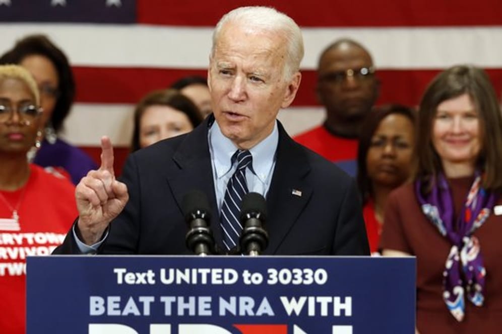 Joe Biden (Archivbild): Der ehemalige Vizepräsident ist auf dem besten Weg, als Präsidentschaftskandidat der Demokraten nominiert zu werden.