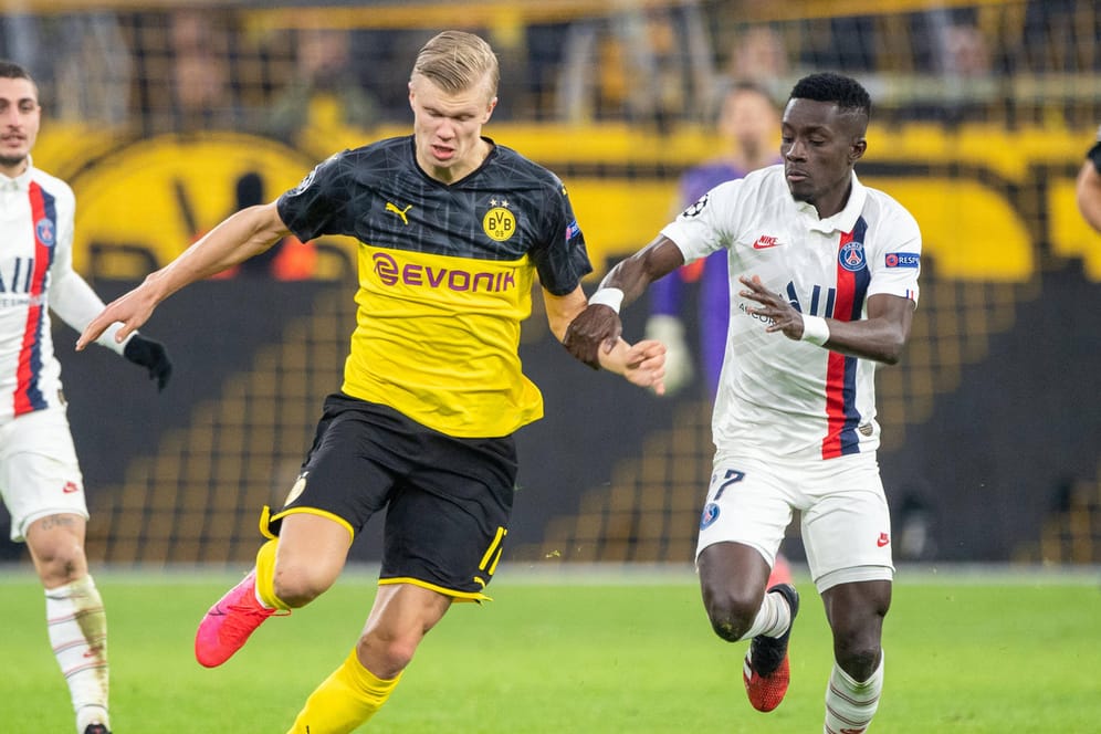 Glänzte im Hinspiel: BVB-Juwel Erling Haaland (m.) erzielte im Hinspiel beide Tore des BVB.