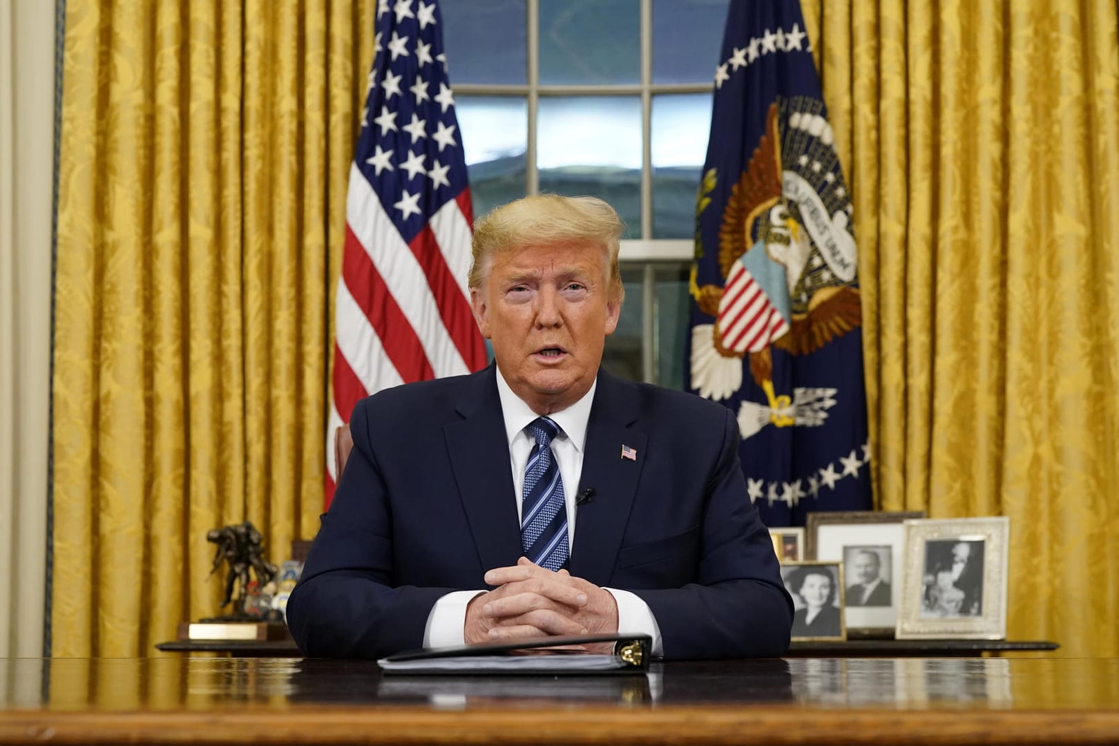 Donald Trump: Ansprache an die Nation.