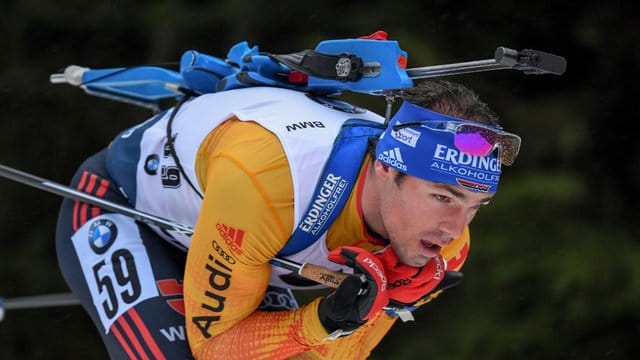 Ist mit Deutschlands Biathleten in Kontiolahti im Einsatz: Simon Schempp.